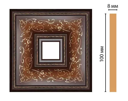 Вставка цветная DECOMASTER 188-2-51 (100*100*8мм)