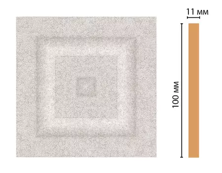 Вставка цветная DECOMASTER D205-19D (100*100*11мм)
