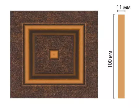 Вставка цветная DECOMASTER D205-56 (100*100*11мм)