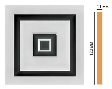 Вставка цветная DECOMASTER D206-63 (120*120*11мм)