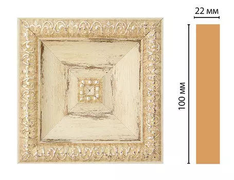 Вставка цветная DECOMASTER D207-1028 (100*100*22мм)