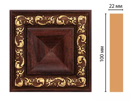 Вставка цветная DECOMASTER D207-1084 (100*100*22мм)