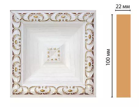 Вставка цветная DECOMASTER D207-118 (100*100*22мм)