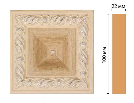Вставка цветная DECOMASTER D207-11 (100*100*22мм)
