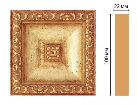 Вставка цветная DECOMASTER D207-126 (100*100*22мм)