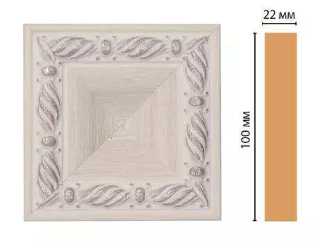 Вставка цветная DECOMASTER D207-14 (100*100*22мм)