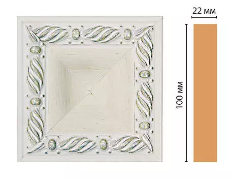 Вставка цветная DECOMASTER D207-15 (100*100*22мм)