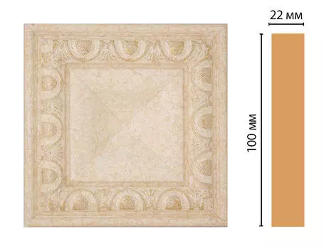 Вставка цветная DECOMASTER D207-18D (100*100*22мм)