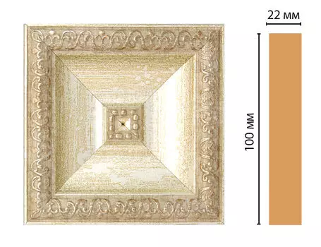 Вставка цветная DECOMASTER D207-281 (100*100*22мм)