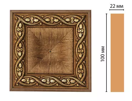 Вставка цветная DECOMASTER D207-3 (100*100*22мм)