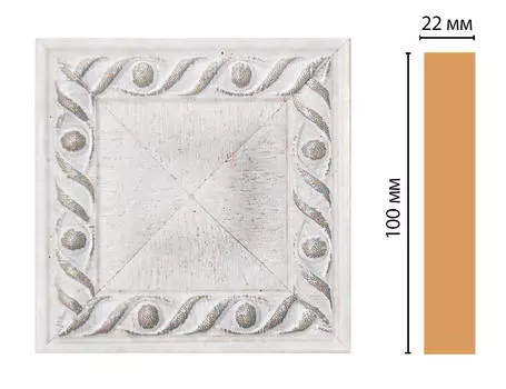 Вставка цветная DECOMASTER D207-42 (100*100*22мм)