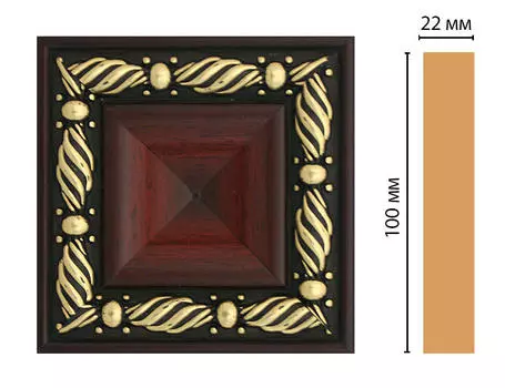 Вставка цветная DECOMASTER D207-52 (100*100*22мм)