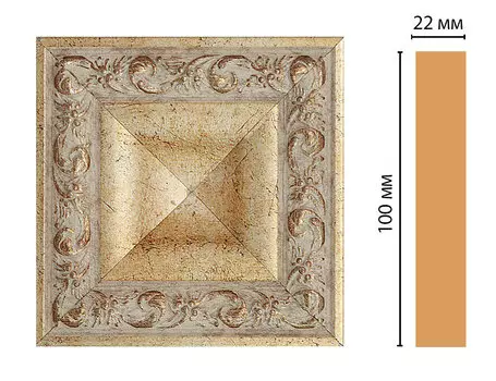 Вставка цветная DECOMASTER D207-553 (100*100*22мм)