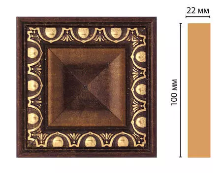 Вставка цветная DECOMASTER D207-56 (100*100*22мм)
