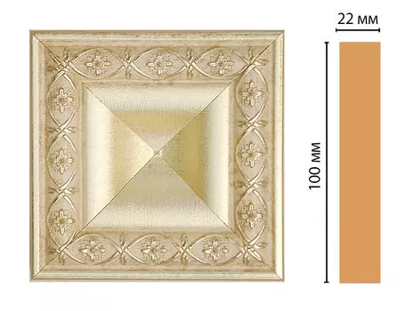 Вставка цветная DECOMASTER D207-937 (100*100*22мм)