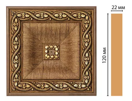 Вставка цветная DECOMASTER D208-3 (120*120*22мм)