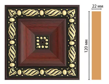 Вставка цветная DECOMASTER D208-52 (120*120*22мм)