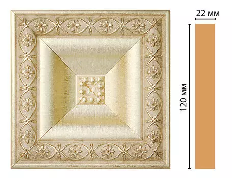 Вставка цветная DECOMASTER D208-937 (120*120*22мм)