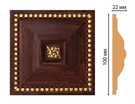 Вставка цветная DECOMASTER D209-1084 (100*100*22мм)