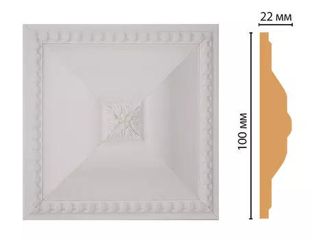 Вставка цветная DECOMASTER D209-115 (100*100*22мм)