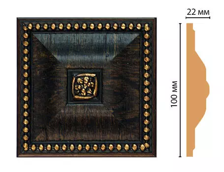 Вставка цветная DECOMASTER D209-1 (100*100*22мм)