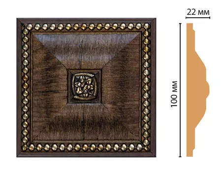 Вставка цветная DECOMASTER D209-3 (100*100*22мм)