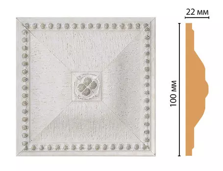 Вставка цветная DECOMASTER D209-42 (100*100*22мм)