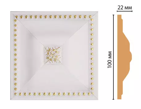 Вставка цветная DECOMASTER D209-54 (100*100*22мм)