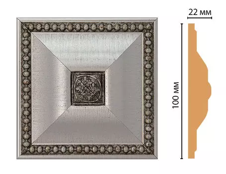 Вставка цветная DECOMASTER D209-55 (100*100*22мм)