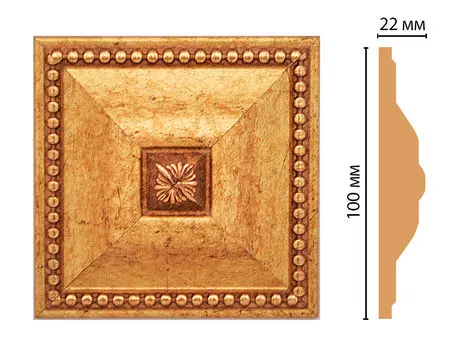 Вставка цветная DECOMASTER D209-58 (100*100*22мм)