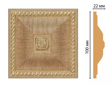 Вставка цветная DECOMASTER D209-5 (100*100*22мм)