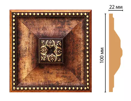 Вставка цветная DECOMASTER D209-767 (100*100*22мм)