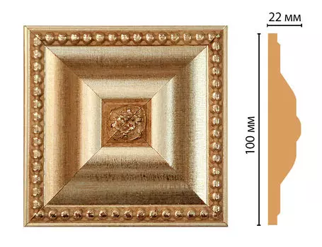 Вставка цветная DECOMASTER D209-933 (100*100*22мм)