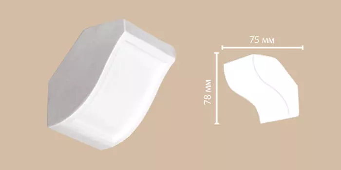 Вставка угловая DECOMASTER DP-10-2 (78*75мм)