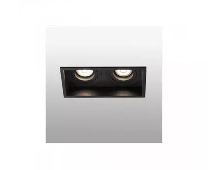 Встраиваемый регулируемый светильник Hyde черный 2L GU10