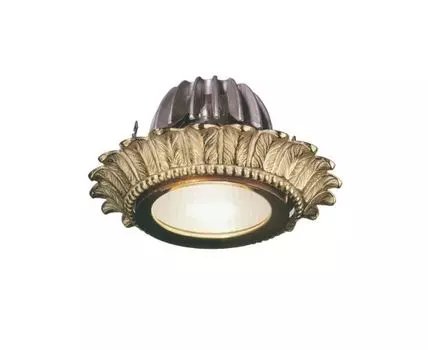 Встраиваемый светильник 3879/1X D-7 (золотистый, 14,2)