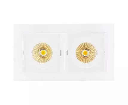 Встраиваемый светильник Arlight Cl-kardan CL-KARDAN-S180x102-2x9W Day (WH, 38 deg)