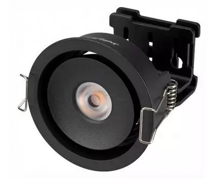 Встраиваемый светильник Arlight CL-SIMPLE-R78-9W Warm3000 (BK, 45 deg) 028147