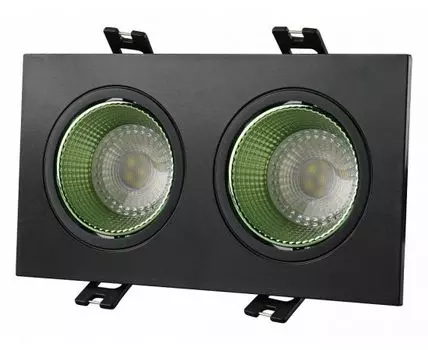 Встраиваемый светильник Denkirs DK3020BGR DK3072-BK+GR