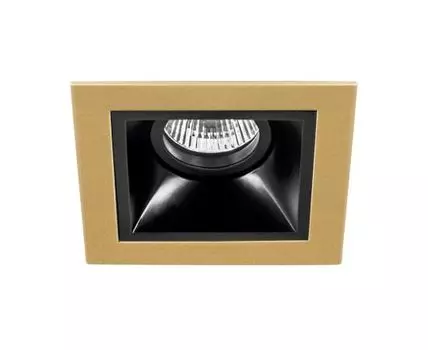 Встраиваемый светильник Domino (золотистый, черный, 11,5)