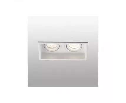 Встраиваемый светильник Hyde серый 2Л GU10 IP44