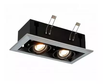 Встраиваемый светильник ST LUCE (серебристый, черный, 12,6)