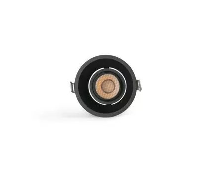 Встраиваемый светильник TULIPA черный 7W 4000K CRI90 15° DALI