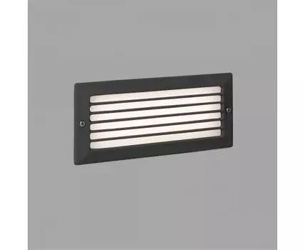 Встраиваемый светильник уличный Stripe темно-серый