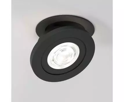 Встраиваемый светодиодный светильник 6W 4000K чёрный 25084/LED