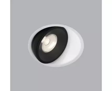 Встраиваемый светодиодный светильник 6W 4200K белый/чёрный 25083/LED