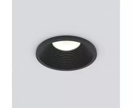Встраиваемый светодиодный светильник черный 25028/LED
