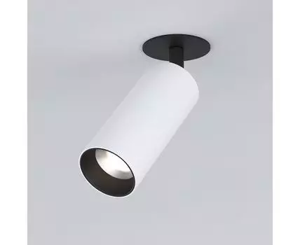Встраиваемый светодиодный светильник Diffe 25052/LED 10W 4200K белый/чёрный