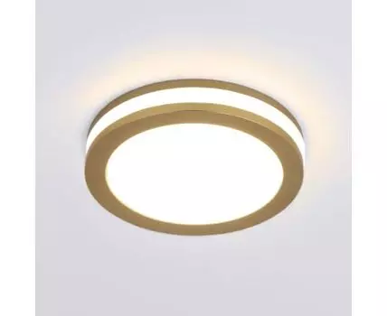 Встраиваемый светодиодный светильник золото матовый DSKR80 5W 4200K