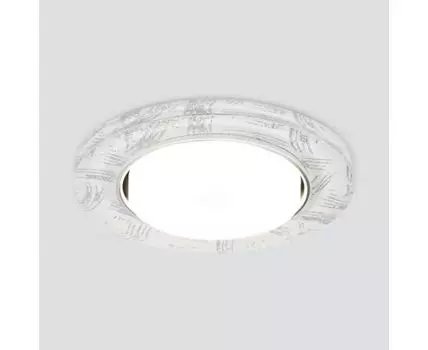 Встраиваемый точечный светильник 1062 GX53 WH/SL белый/серебро